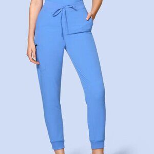 Mandala Ceil Blue Jogger Scrub Pants - XL Petit XLP